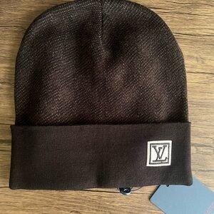 Louis Vuitton Black Beanie